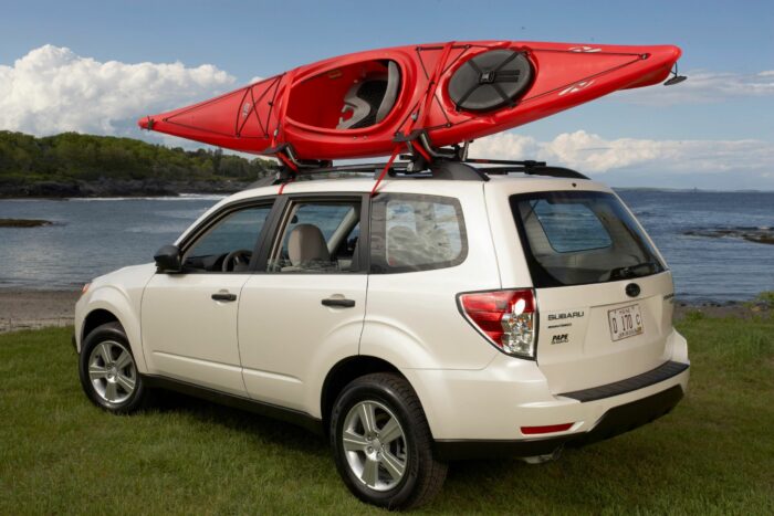 MALONE DownLoader Kayak Carrier with Tie-Downs - J-Style - Folding - Side Loading - Image 7