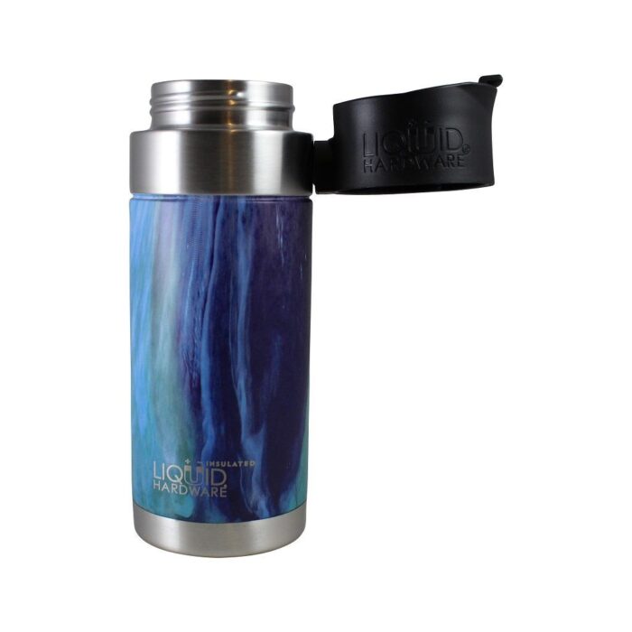 LIQUID HARDWARE Aurora - Never Lose Your Lid Vacuum Insulated Travel Mug - Coffee, Tea, Hot Chocolate - Image 2