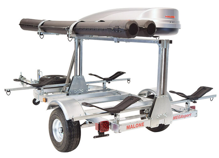 MALONE MegaSport Low Bed Trailer w/86" Load Bars & 2nd tier - Image 13