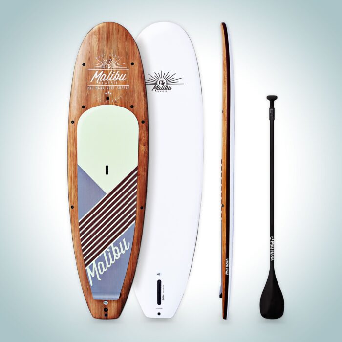 PAU HANA 10'6 Malibu Classic VFT - all around paddleboard with paddle