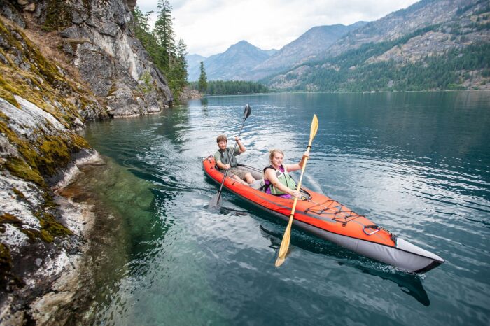 ADVANCED ELEMENTS AdvancedFrame Convertible Elite - day & expedition touring inflatable kayak - Image 4