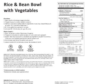 ALPINEAIRE Rice & Bean Bowl with Vegetables - Gluten Free - Vegetarian - Image 3