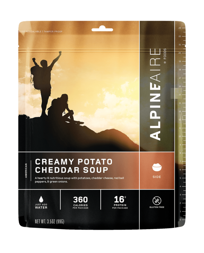 ALPINEAIRE Creamy Potato Cheddar Soup - Gluten Free - Side - Image 3