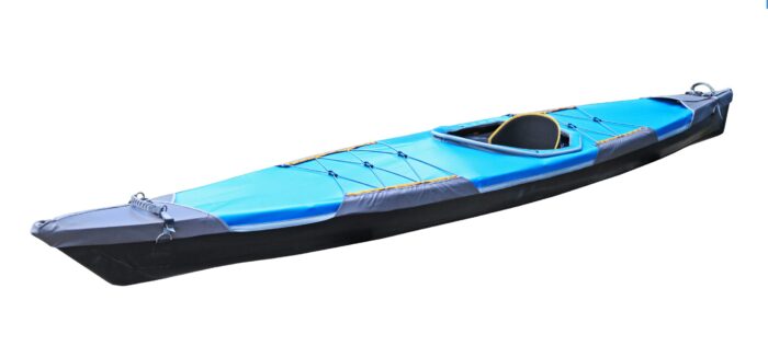 PAKBOATS Quest 150 - compact folding skin on frame touring kayak