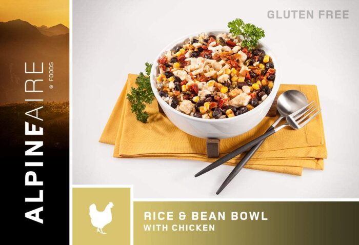 ALPINEAIRE Rice & Bean Bowl w/Chicken - Gluten Free