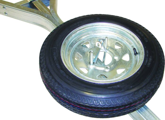 MALONE Spare Tire for MicroSport™ Trailer - 12" Galvanized - Includes Lockable Attachment