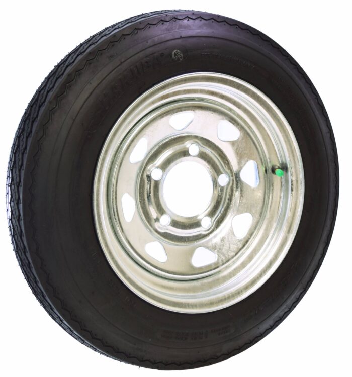 MALONE Spare Tire for MicroSport™ Trailer - 12" Galvanized - Includes Lockable Attachment - Image 2