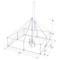 ESKER Classic 10x10 Winter Hot Tent - Image 4
