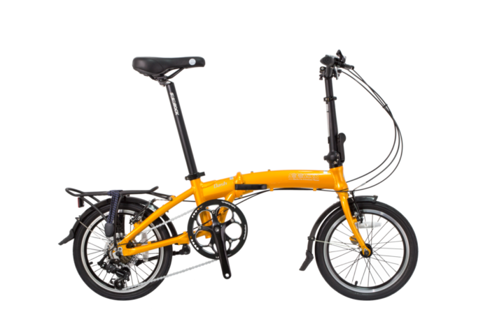 SOLOROCK Dash 16V - 16" 8 Speed Aluminum Folding Bike - V Brakes