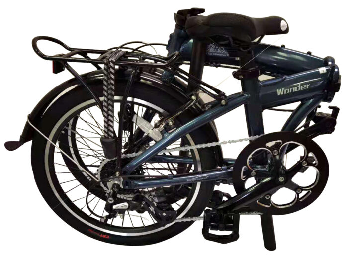 SOLOROCK Wonder 20V - 20" 8 Speed Aluminum Folding Bike - V Brakes - Image 2