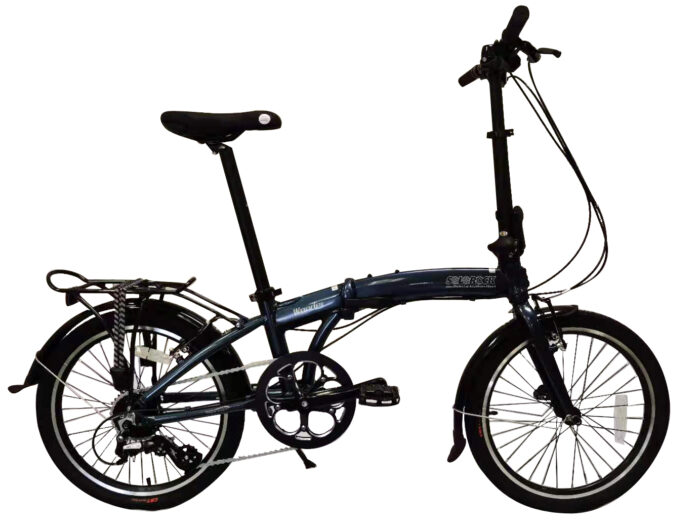 SOLOROCK Wonder 20V - 20" 8 Speed Aluminum Folding Bike - V Brakes